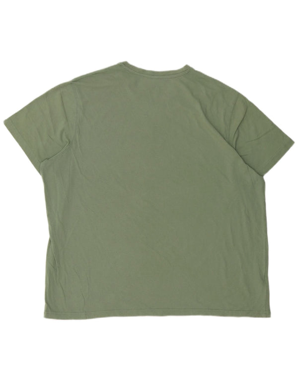EDDIE BAUER Ανδρικό γραφικό T-Shirt Top 2XL πράσινο βαμβακερό