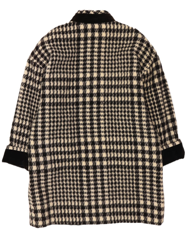 Superior Γυναικείο Πανωφόρι UK 18 XL Μαύρο Houndstooth Acetate