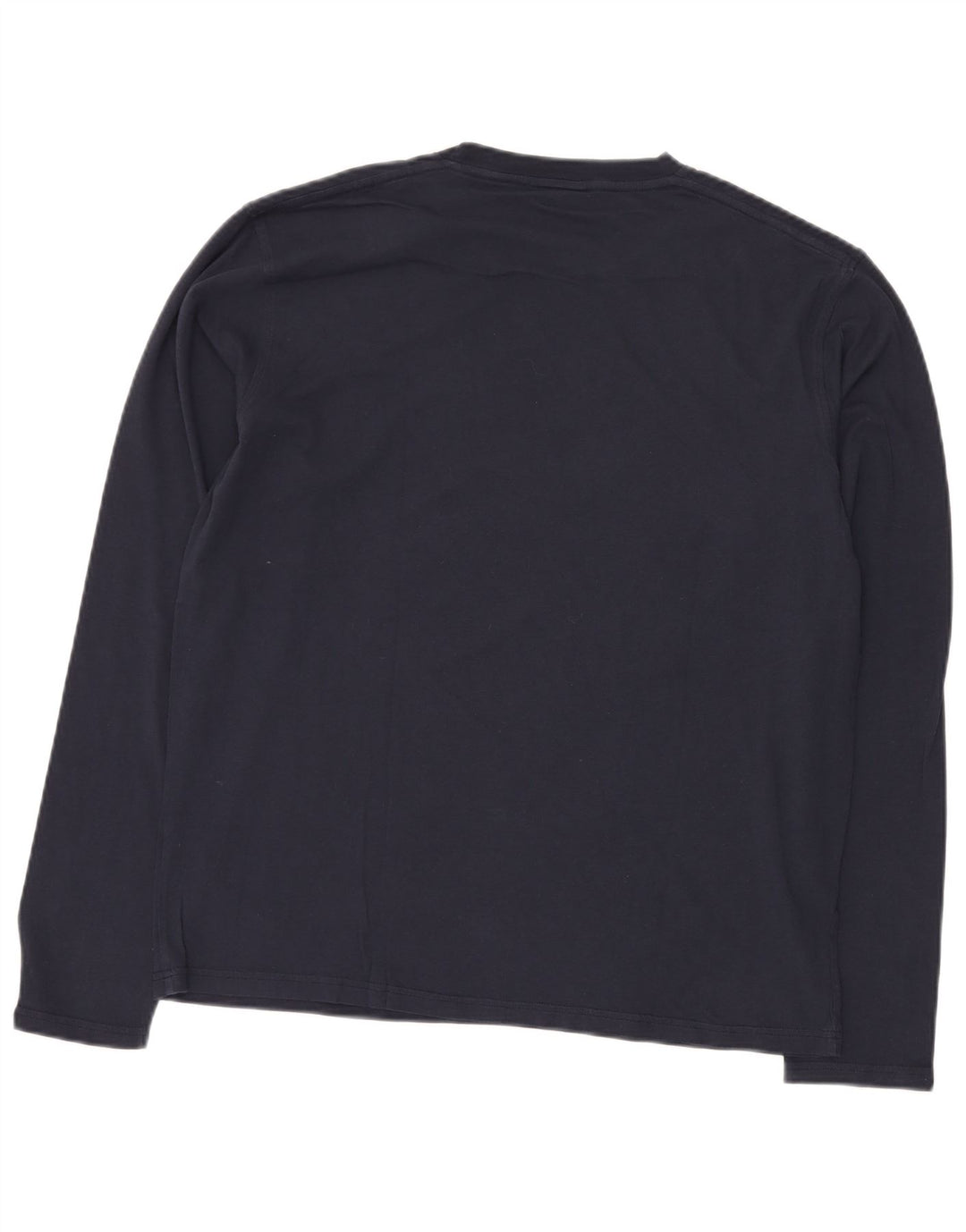 Ανδρικό γραφικό τοπ DIESEL Μακρυμάνικο XL Navy Blue Cotton