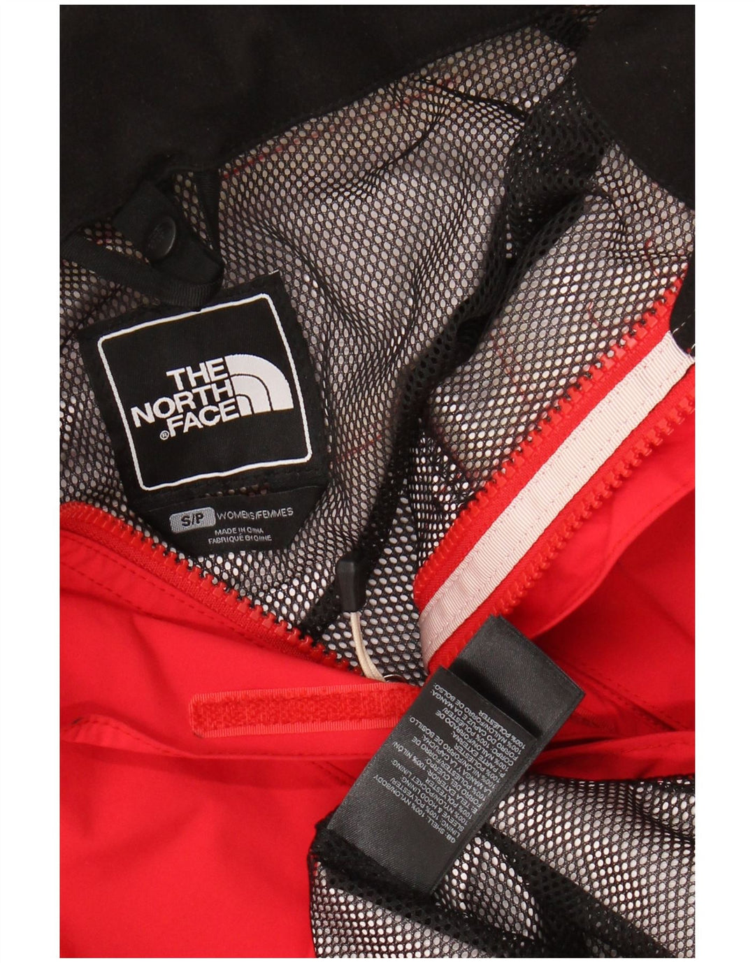 THE NORTH FACE Γυναικείο Hyvent Μπουφάν βροχής με κουκούλα UK 36 Small Red