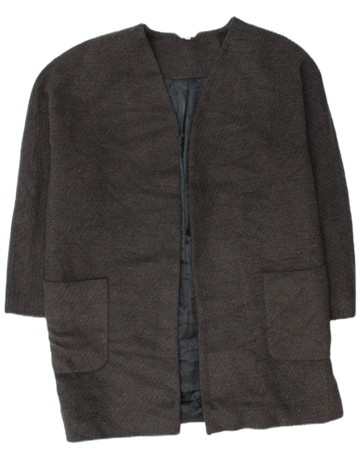 Marks & Spencer Γυναικείο Ανοιχτό Πανωφόρι UK 18 XL Γκρι Πολυεστέρας