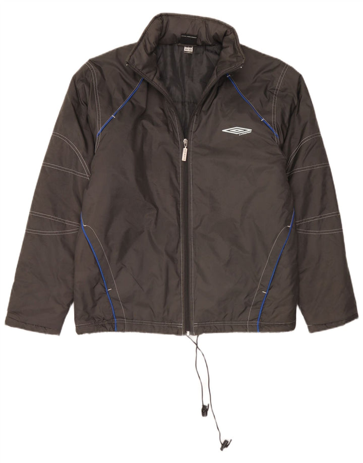 Ανδρικό μπουφάν με κουκούλα Umbro UK 36 Small Grey Nylon