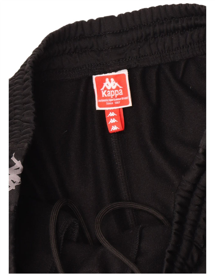 Ανδρική φόρμα γραφικής Kappa Παντελόνι Joggers Μεσαίο Μαύρο Πολυεστέρα