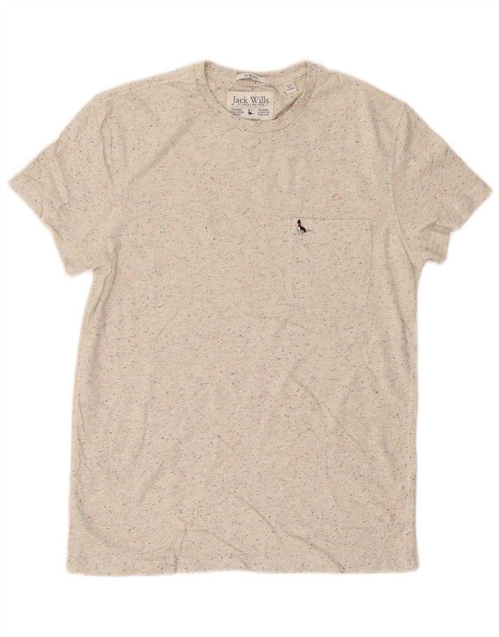 Ανδρικό T-Shirt Jack Wills Top Βαμβακερό μεσαίο μπεζ