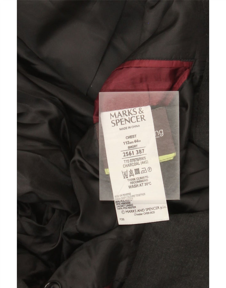 Marks & Spencer Ανδρικό μπουφάν blazer UK 44 XL Grey Polyester