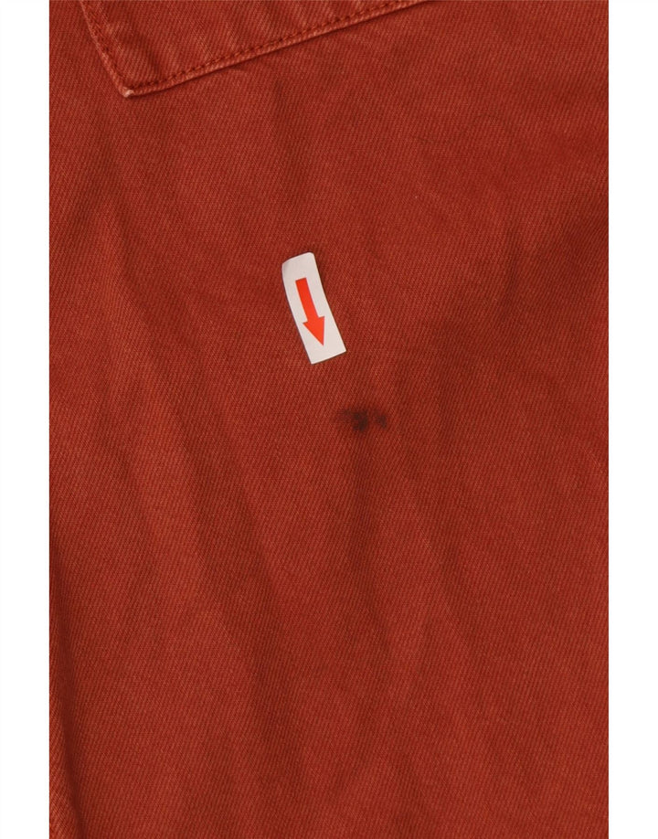 Jack & Jones Ανδρικό τζιν πουκάμισο μικρό καφέ βαμβακερό