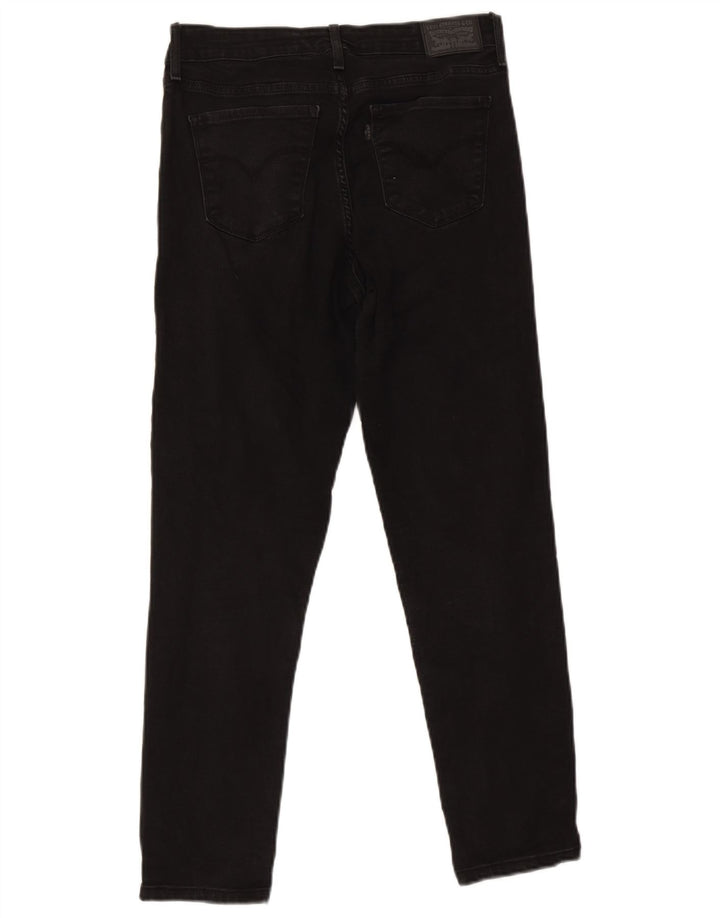 Levi's Womens 712 Slim Jeans W30 L27 Μαύρο βαμβακερό
