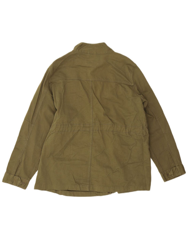 Marks & Spencer Γυναικείο Utility Jacket UK 20 2XL Khaki Cotton