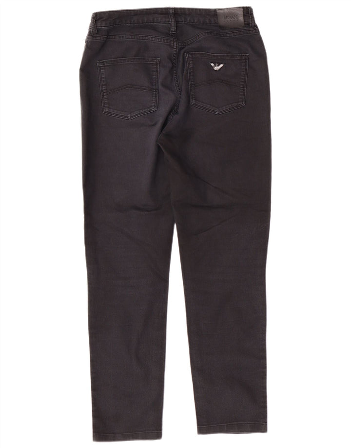 ARMANI Γυναικείο Tapered Jeans W29 L27 Μαύρο βαμβακερό
