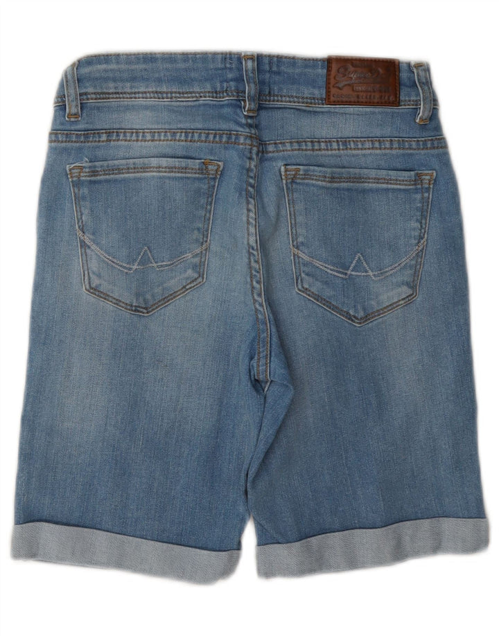 Superdry γυναικείο τζιν σορτς W28 μεσαίο μπλε