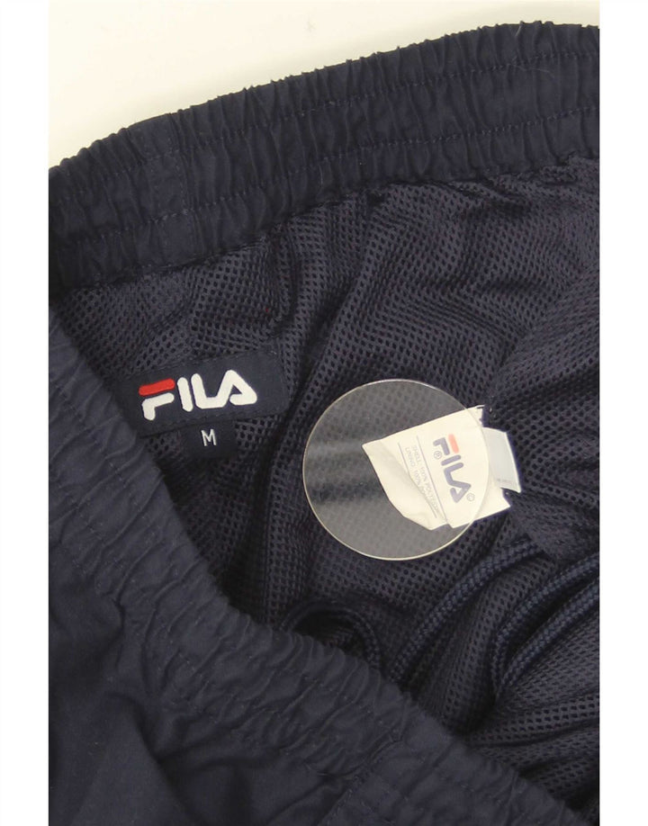Ανδρικά γραφικά βερμούδα Αθλητικό σορτς Fila, μεσαίο μπλε ναυτικό