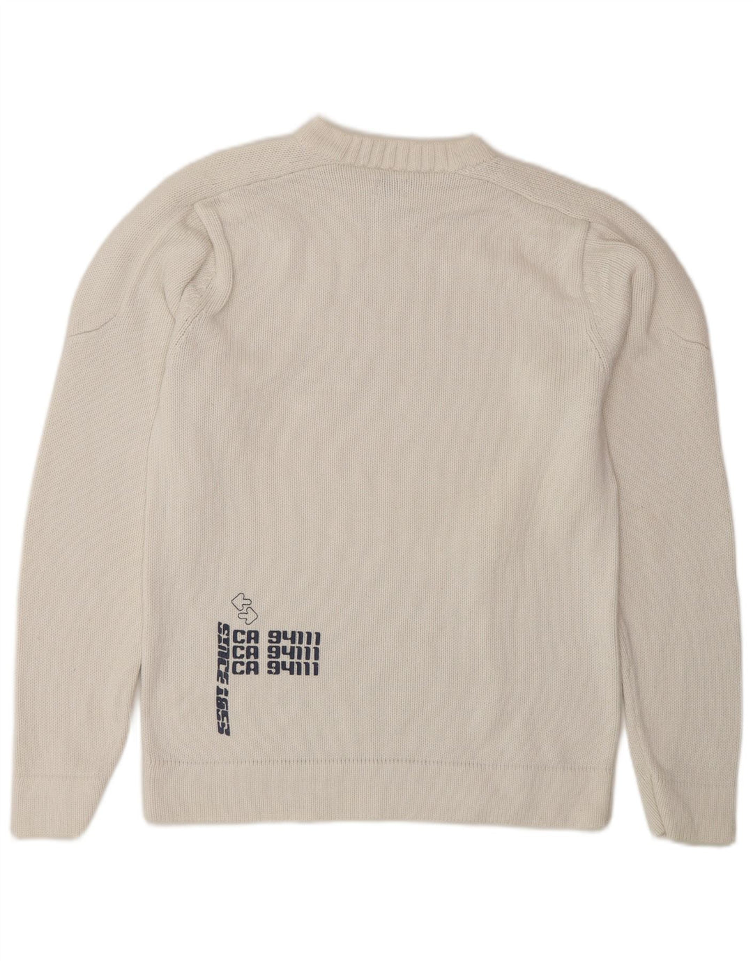 Ανδρικό πουλόβερ Levi's Graphic Crew Neck Jumper Μικρό λευκό βαμβακερό