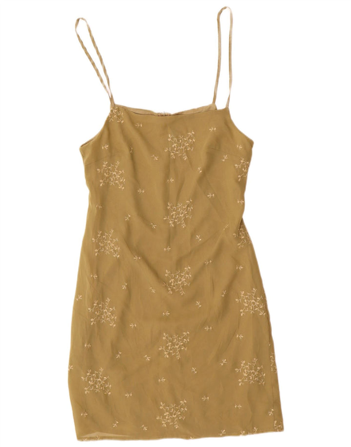 Benetton Γυναικείο Sundress UK 10 Small Green Floral Polyester