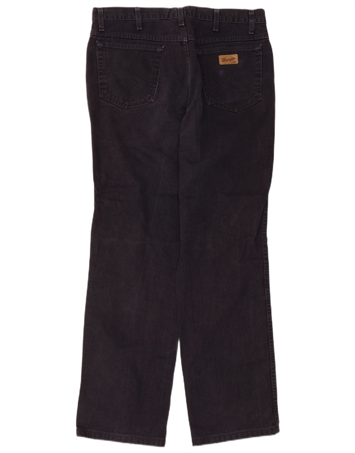 Ανδρικό τζιν Wrangler ίσιο W36 L32 Navy Blue Cotton