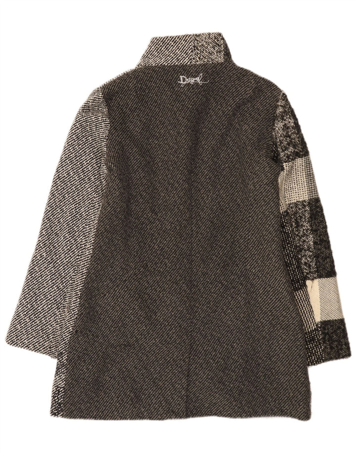 Γυναικείο πανωφόρι Desigual EU 42 Large Grey Floral Polyester