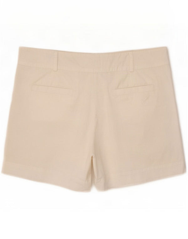 Crew Clothing Γυναικεία ψηλόμεση σορτς chino UK 14 Large W34 White Linen