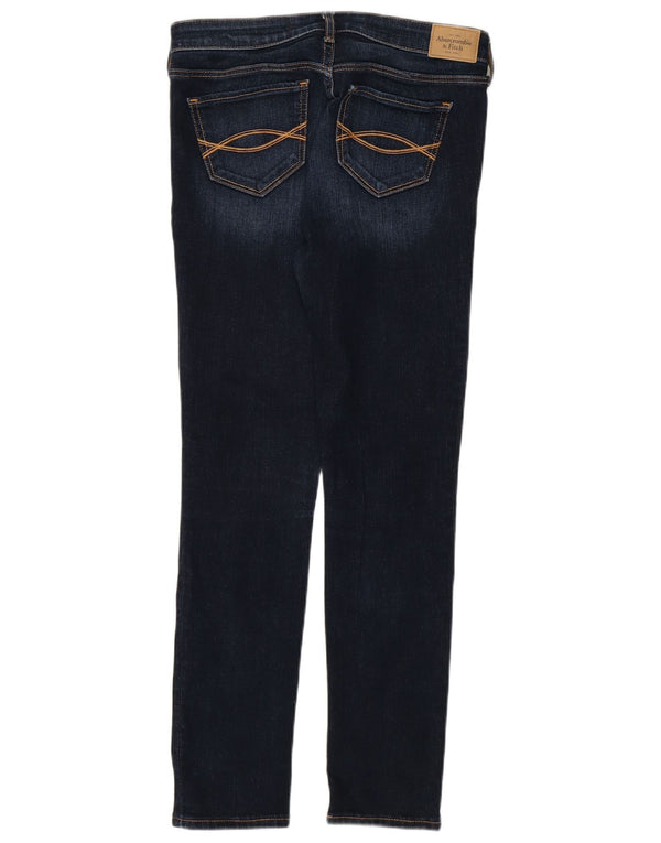 Abercrombie & Fitch Γυναικεία Crop Skinny Jeans US 4 Small W27 L26 Navy Blue