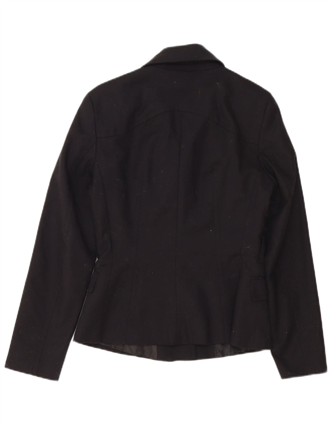 Zara Γυναικείο μπουφάν μπλέιζερ με φερμουάρ UK 10 Small μαύρο βαμβακερό