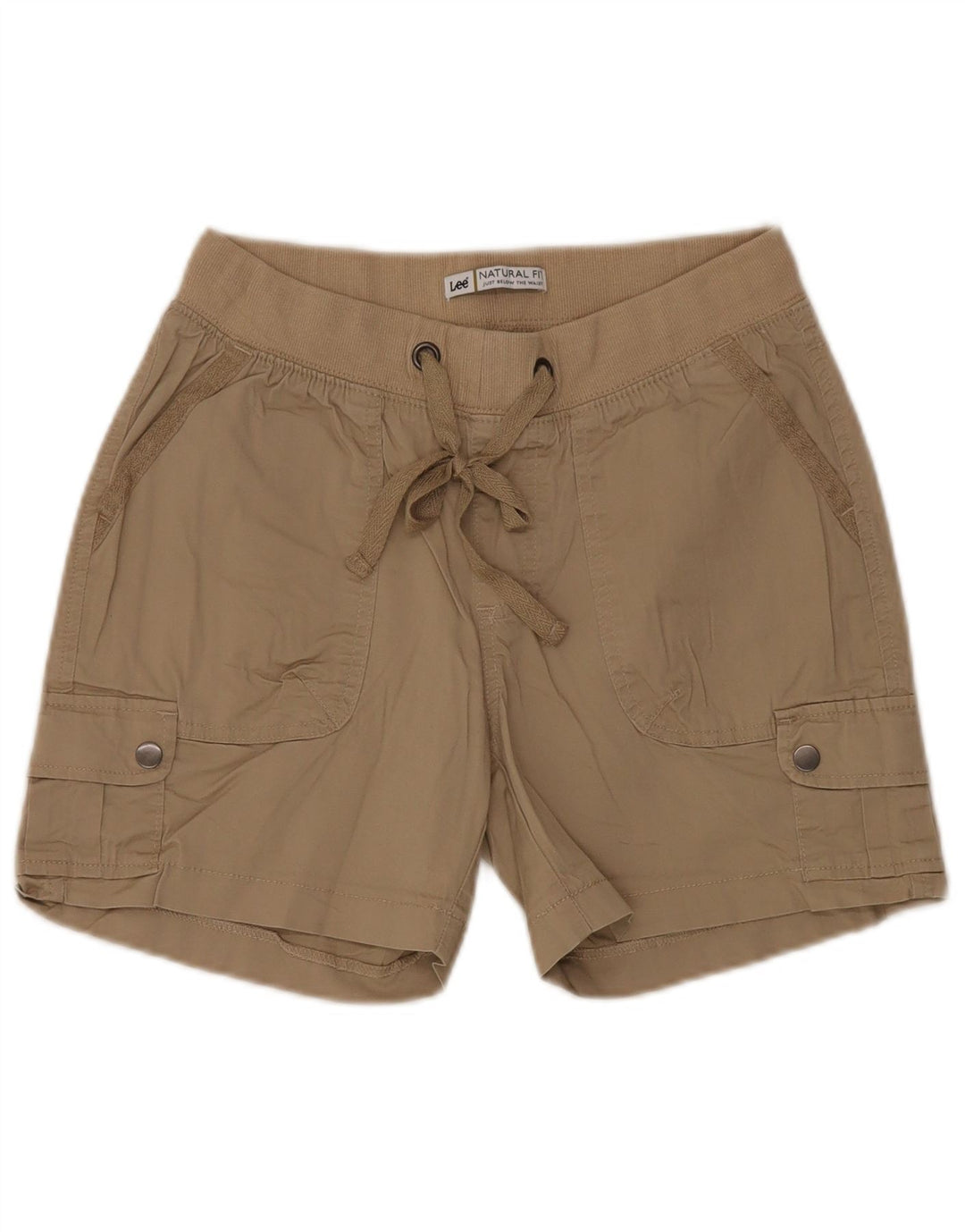 LEE Γυναικείο Σορτς Cargo Natural Fit US 6 Medium W28 Μπεζ βαμβακερό