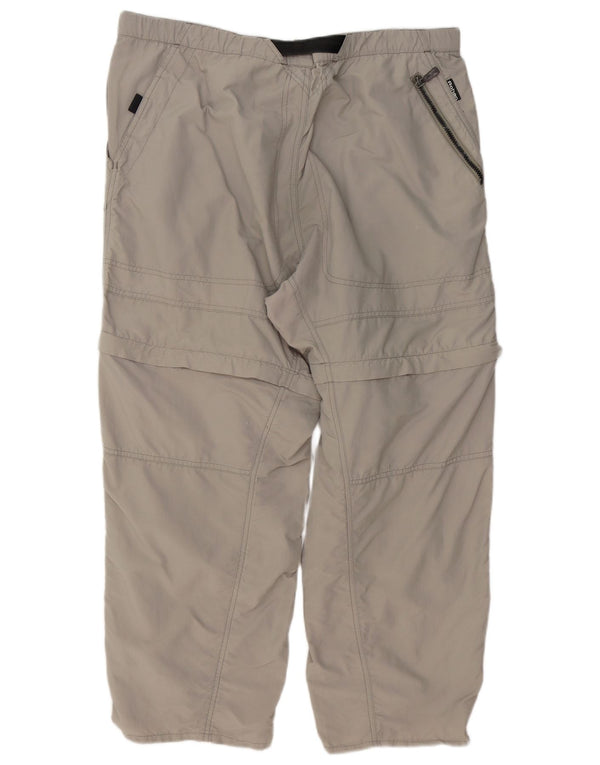 Rohan Mens Hiking Cargo Trousers XL W38 L28 Grey Polyester
