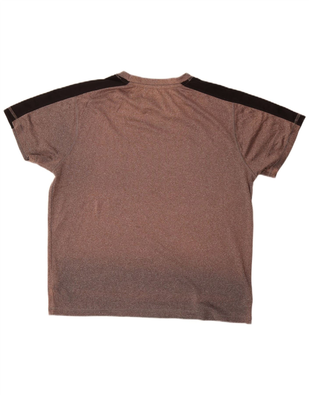 Ανδρικό T-Shirt Fila Top Large Brown Colourblock Πολυεστέρας
