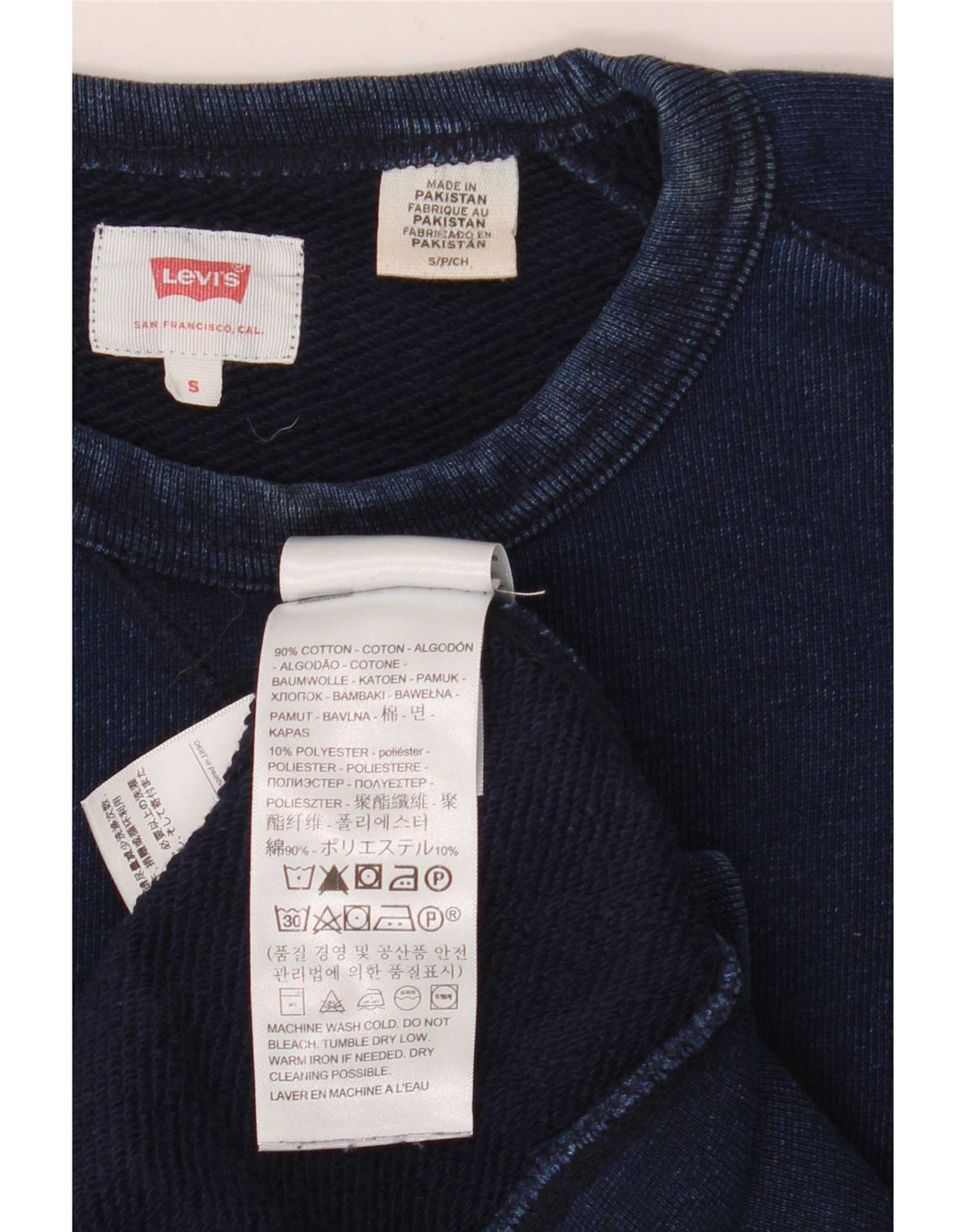 Ανδρικό φούτερ Levi's Jumper Small Navy Blue Cotton