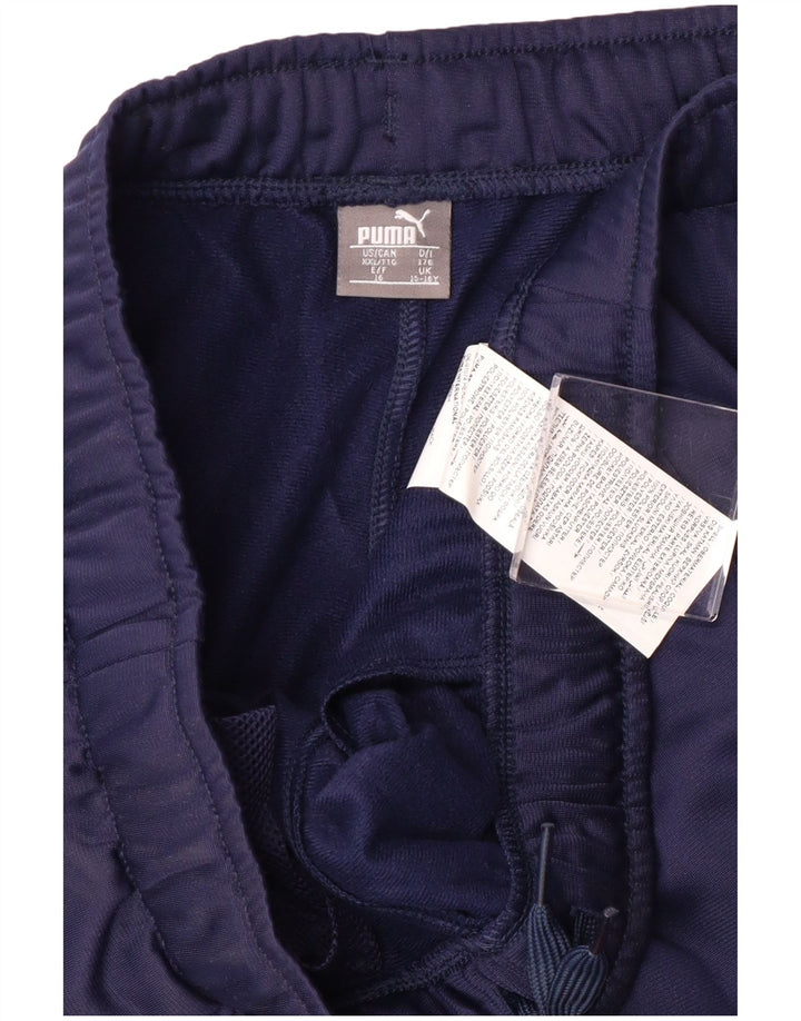 Puma Boys αθλητική φόρμα παντελόνι 15-16 ετών Navy Blue Polyester