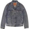 Γυναικείο τζιν μπουφάν Levi's UK 10 Small Blue Cotton