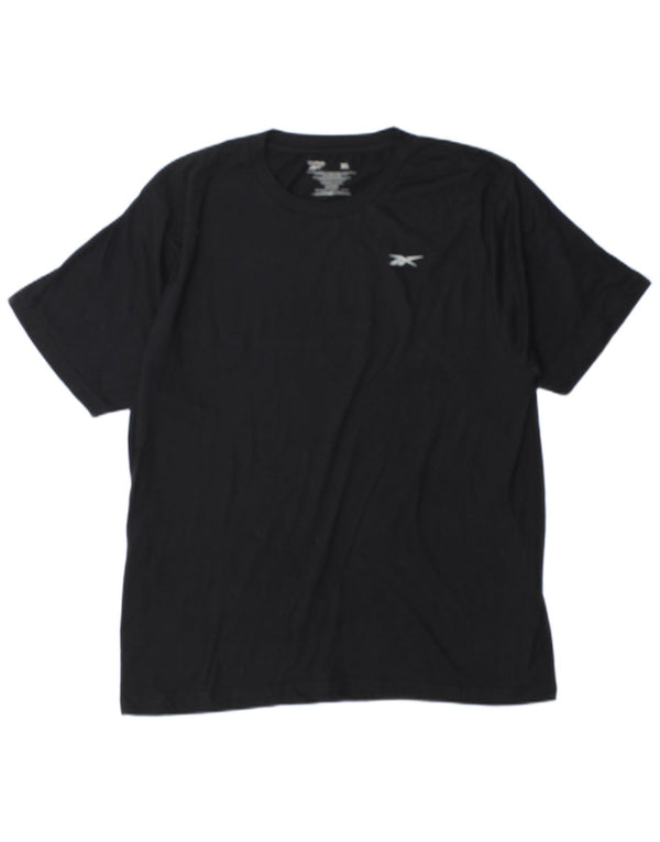 Ανδρικό T-Shirt Reebok Top XL Μαύρο βαμβακερό