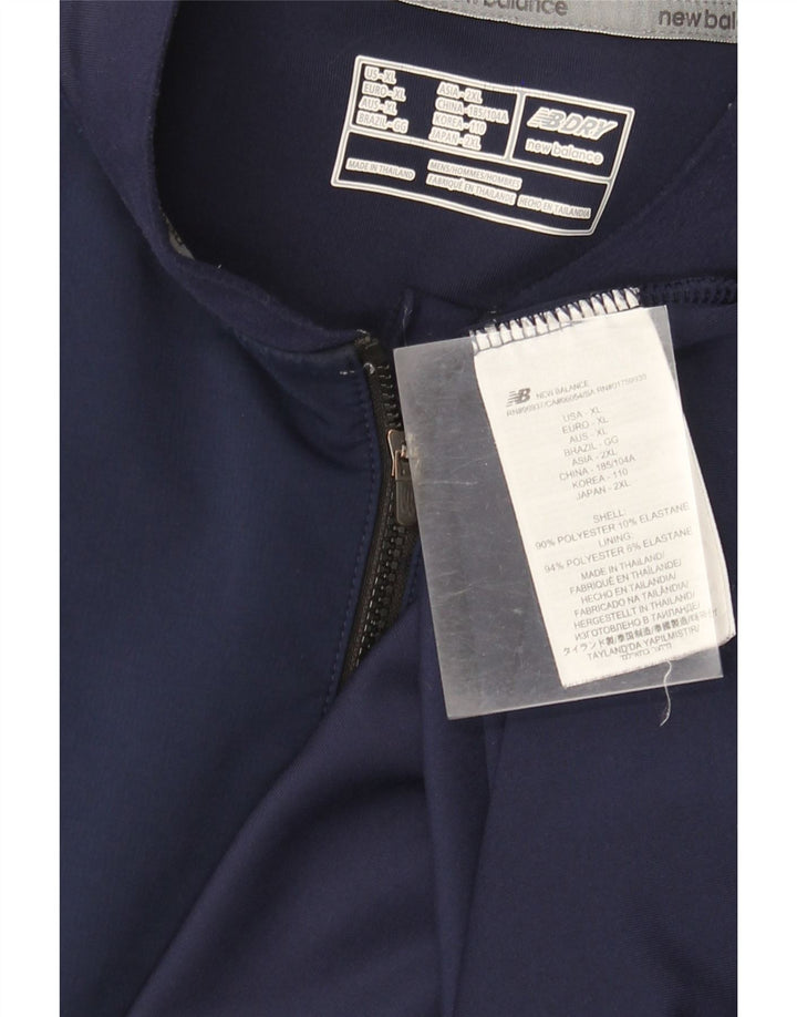 Ανδρική φόρμα New Balance Top Jacket XL Navy Blue Polyester