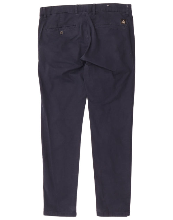 Zara Ανδρικό Slim παντελόνι Chino EU 44 Large W34 L31 Navy Blue Cotton
