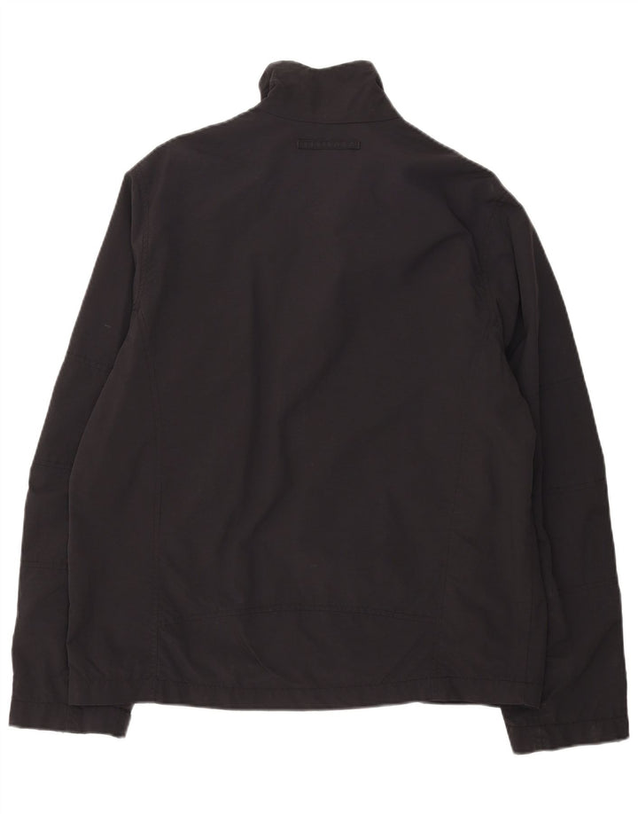 SERGIO TACCHINI Mens Bomber Jacket UK 40 Large Black
