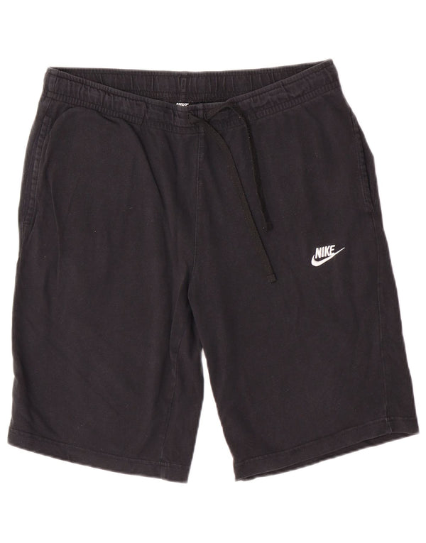 Nike Mens Graphic Sport Shorts Large Black Cotton Sports
