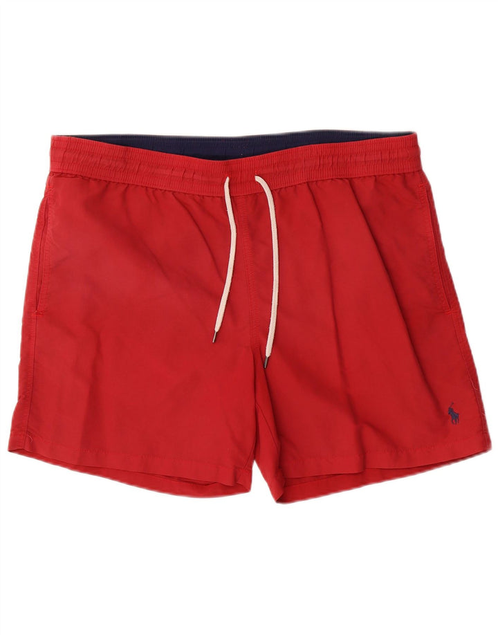 Ανδρικό σορτς κολύμβησης Polo Ralph Lauren, μεσαίο κόκκινο νάιλον