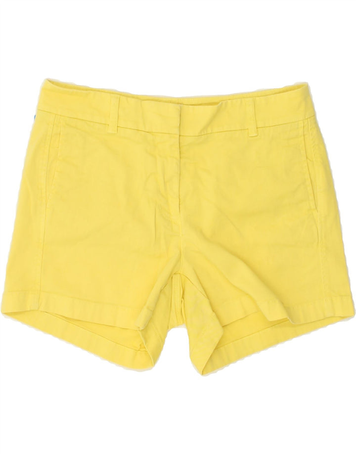 J. CREW Womens Chino Shorts US 4 Small W30 Yellow Cotton Vintage J. Crew and Second-Hand J. Crew from Messina Hembry 