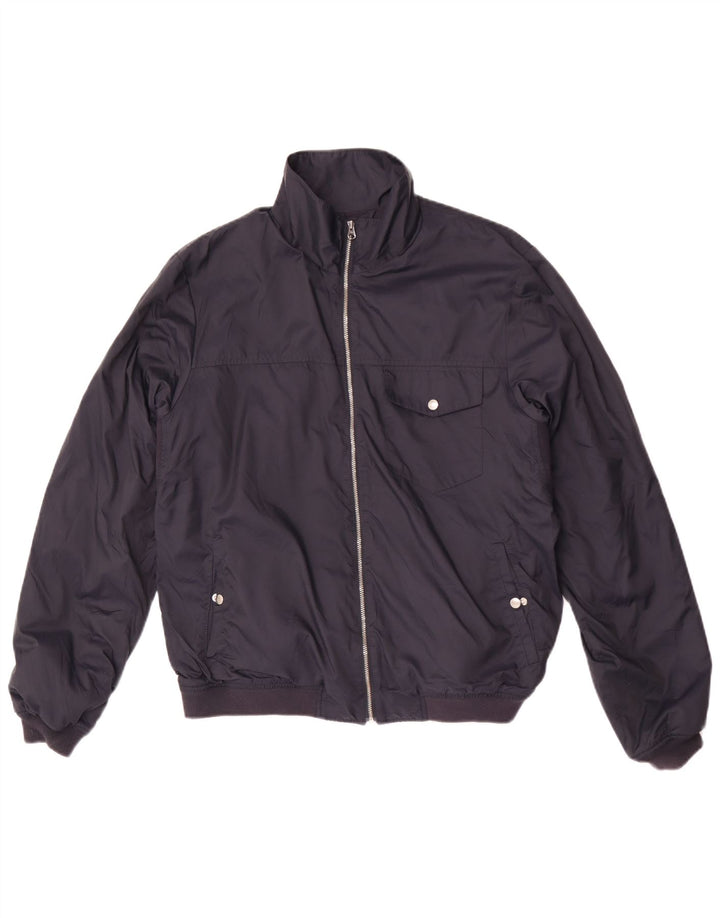 Ανδρικό μπουφάν Gap Bomber UK 38 Medium Navy Blue Nylon