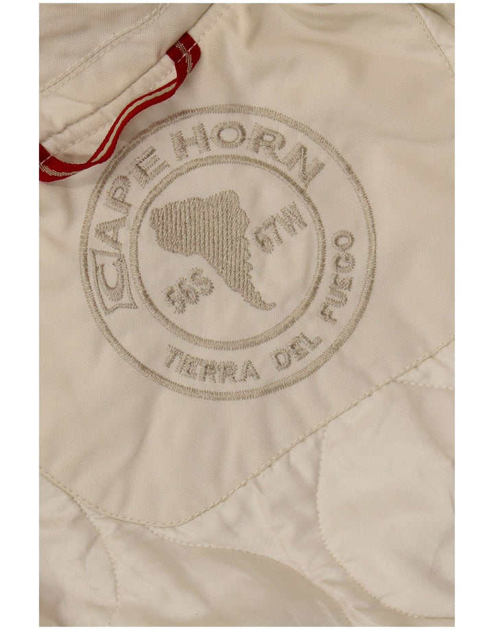 Γυναικείο αντιανεμικό μπουφάν CAPE HORN UK 14 Medium Off White