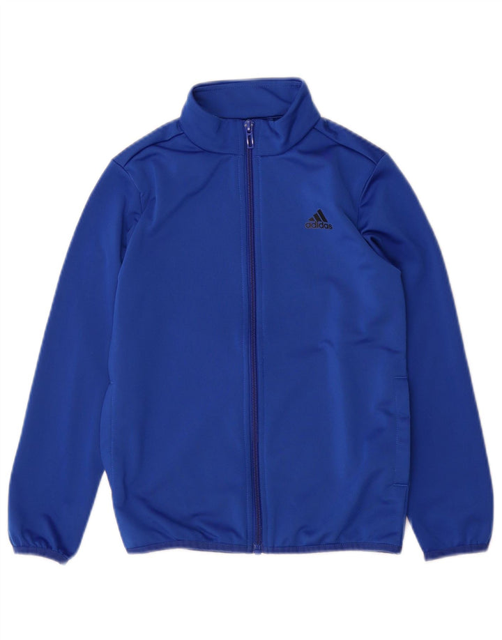 Μπουφάν φόρμας ADIDAS Boys Primegreen Graphic Top Jacket 7-8 Years Blue