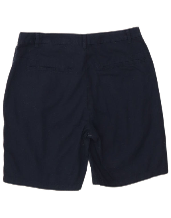 Marks & Spencer Γυναικείο σορτς Chino UK 10 Small W28 Navy Blue από βαμβάκι