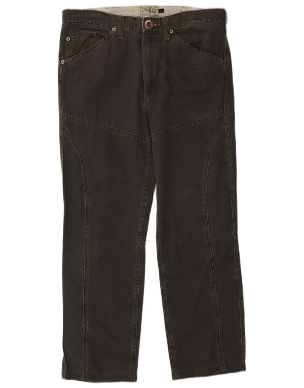 Brooksfield Ανδρικό Marlon Straight Casual Παντελόνι IT 50 Large W34 L29 Grey
