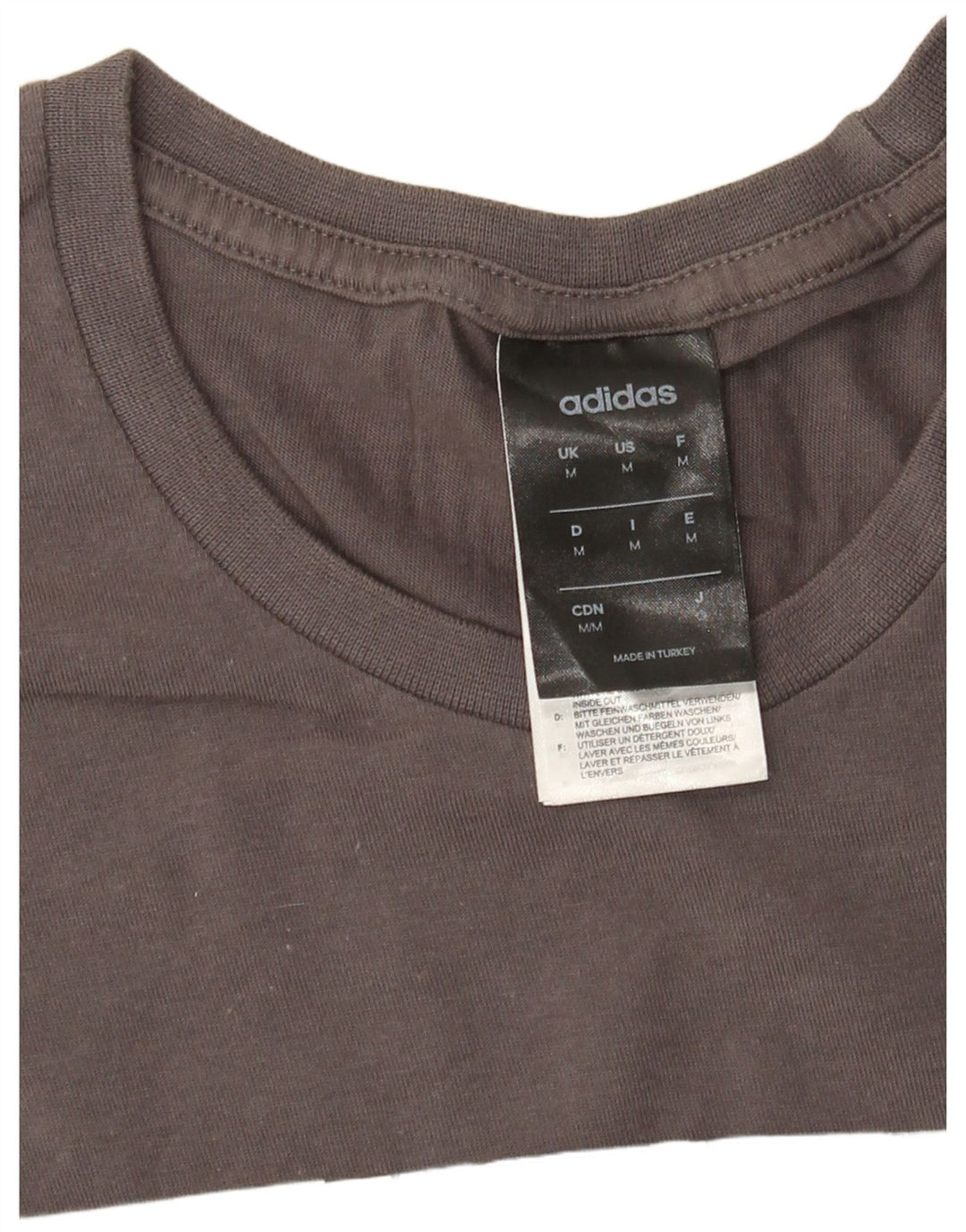 Ανδρικό γραφικό T-Shirt Adidas Top Μεσαίο γκρι βαμβακερό