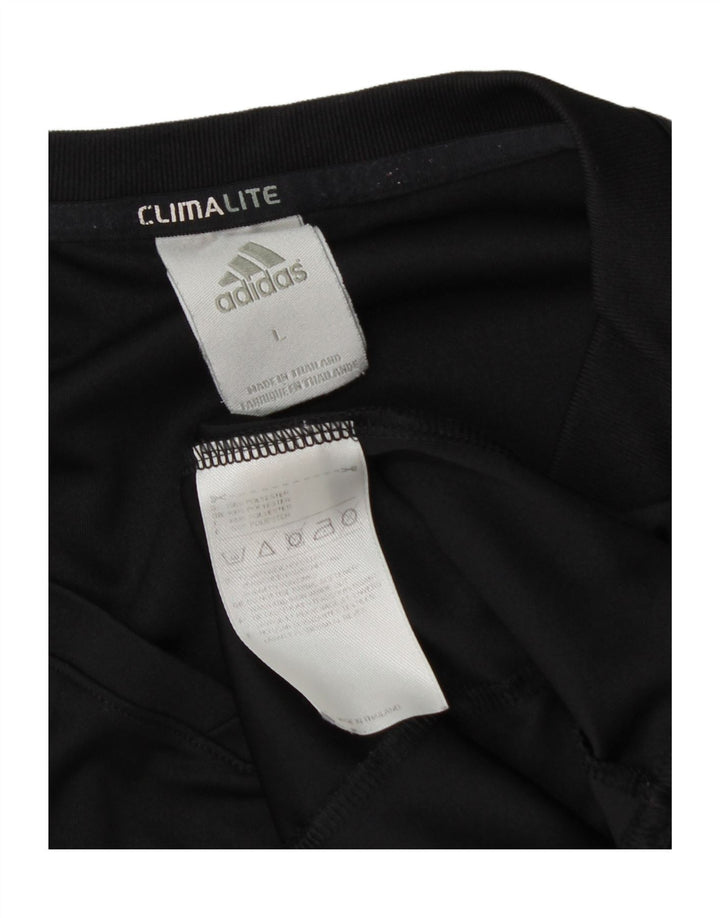 Ανδρικό T-Shirt Adidas Top Large Μαύρο Πολυεστέρας