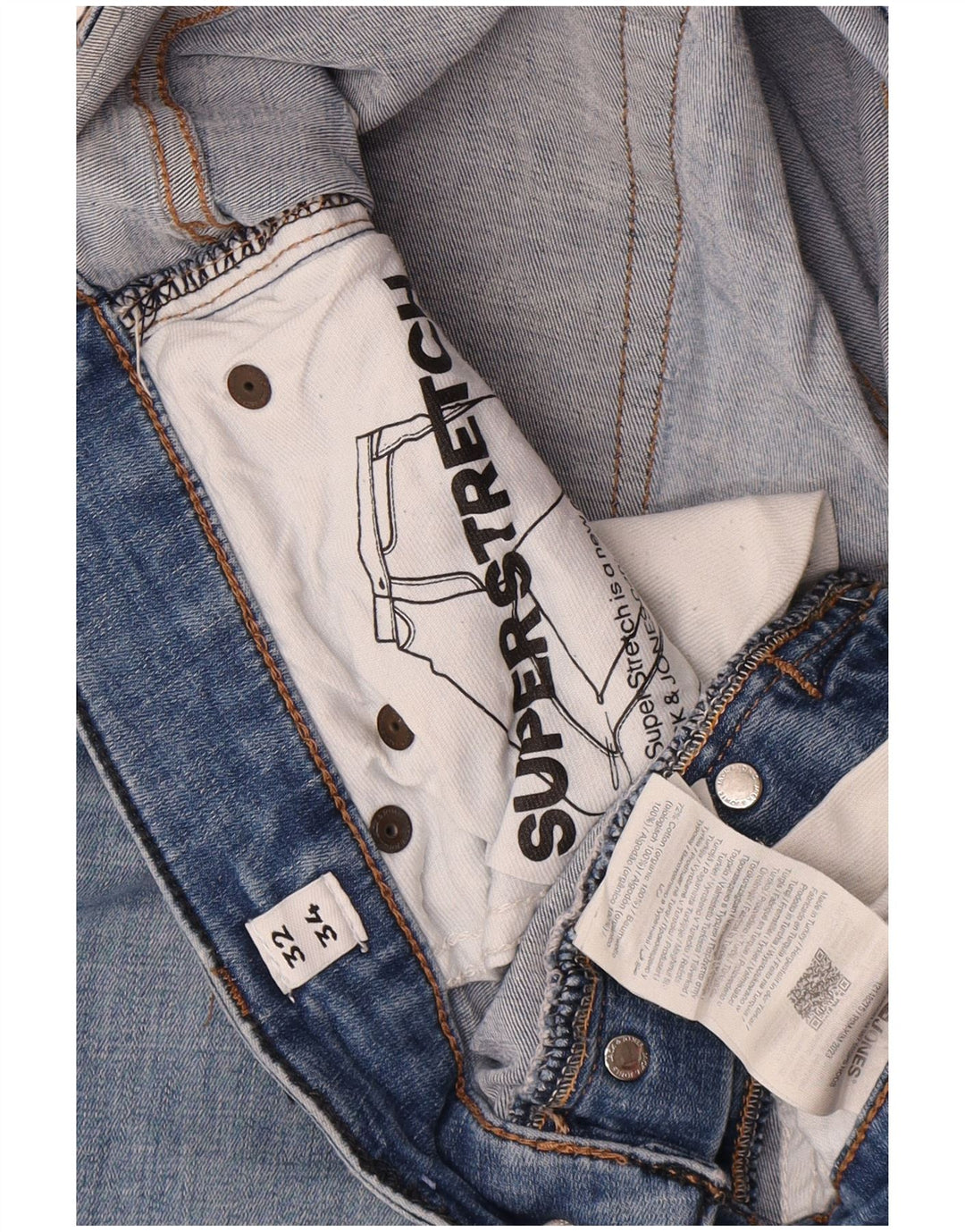 Jack & Jones Ανδρικό Τζιν GLENN Slim W32 L34 Μπλε βαμβακερό