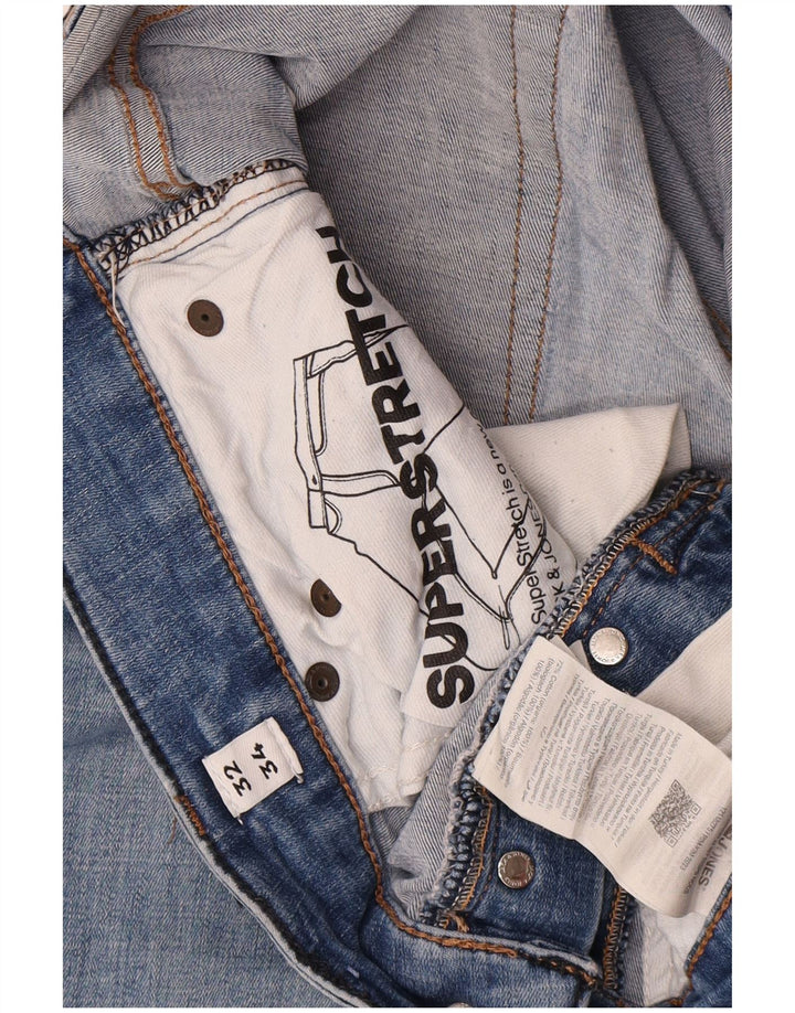 Jack & Jones Ανδρικό Τζιν GLENN Slim W32 L34 Μπλε βαμβακερό