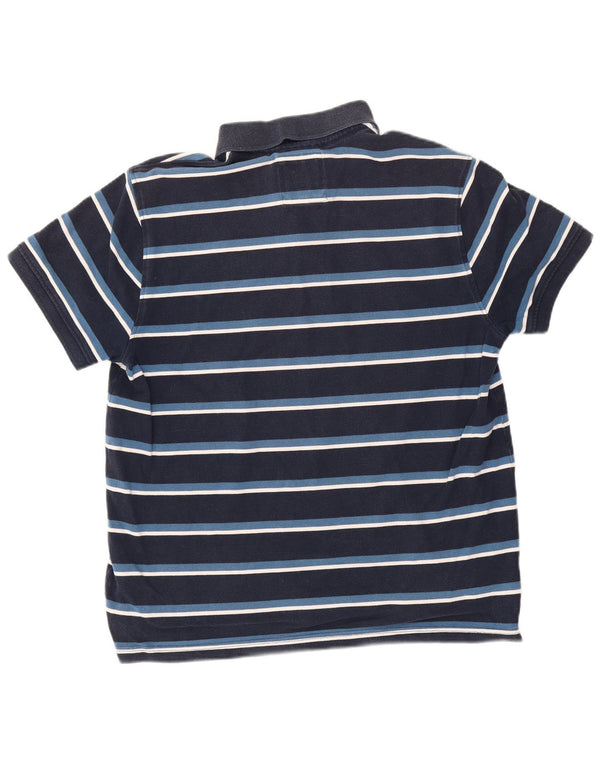 Crew Clothing Ανδρικό πουκάμισο πόλο XL Navy Blue ριγέ βαμβακερό