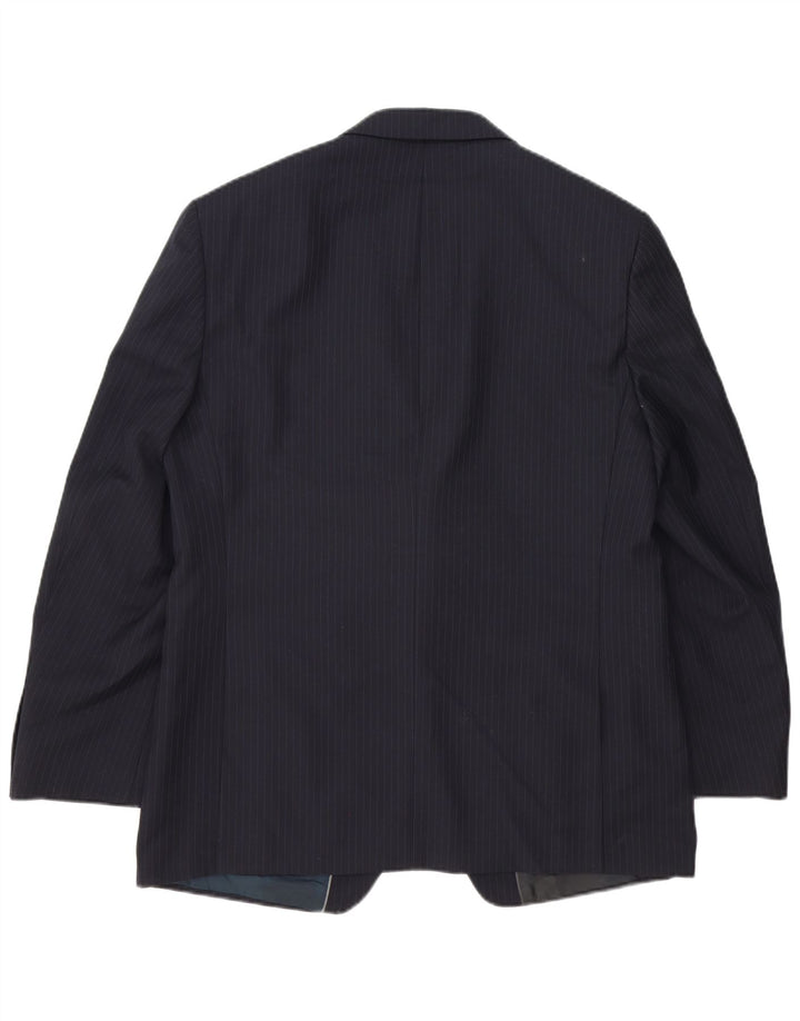 Marks & Spencer Ανδρικό σακάκι με 2 κουμπιά μπλέιζερ UK 42 XL Navy Blue Pinstripe