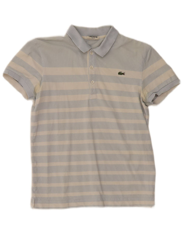 Lacoste Ανδρικό πουκάμισο Polo Slim Fit Μέγεθος 2 XS Μπλε βαμβακερό ριγέ