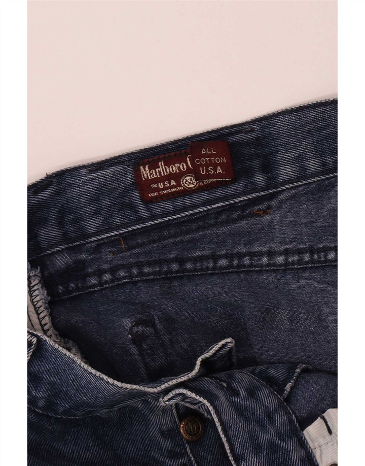 Ανδρικό φαρδύ τζιν Marlboro Classics W38 L28 Μπλε βαμβακερό