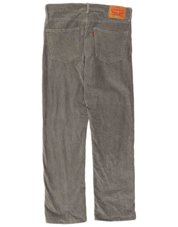 Levi's Mens 751 Straight Corduroy Παντελόνι W32 L30 Γκρι βαμβακερό