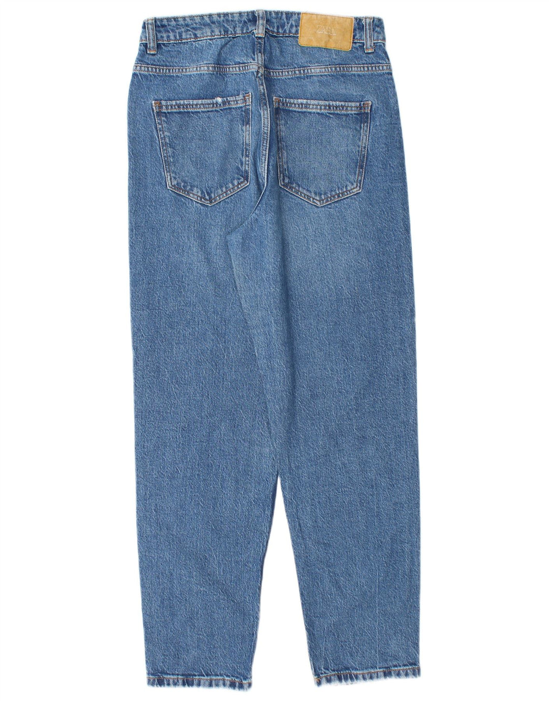 ZARA Γυναικείο ψηλόμεσο τζιν EU 38 Small W28 L28 Blue